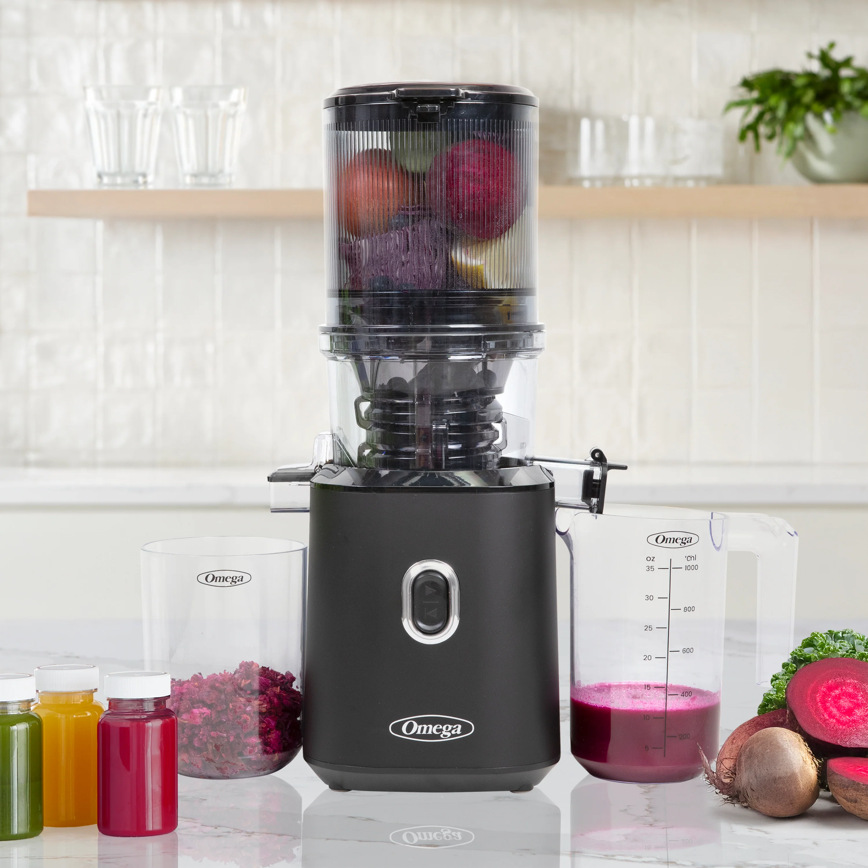 Omega Time Saving Cold Press Batch Juicer (OMJCSMVB) - Image 10